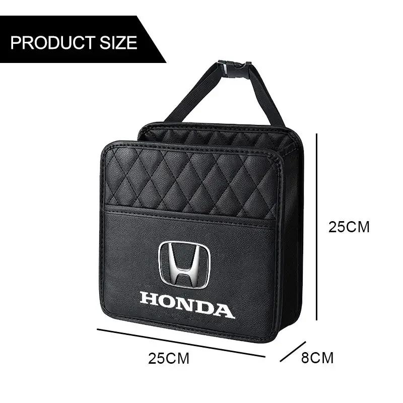 For Honda Car Backseat Storage Box Phone Pocket Pouch Car Back Seat Protector Hanging Storage Bag For Honda Civci CRV Accord FIT
