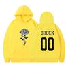 Мужская Женская Флисовая Толстовка с Капюшоном BROCK С Принтом Весна Осень Пуловер Толстовка Модная Худи Повседневная Хип-Хоп Новый Мужской Спортивный Костюм Уличная Одежда