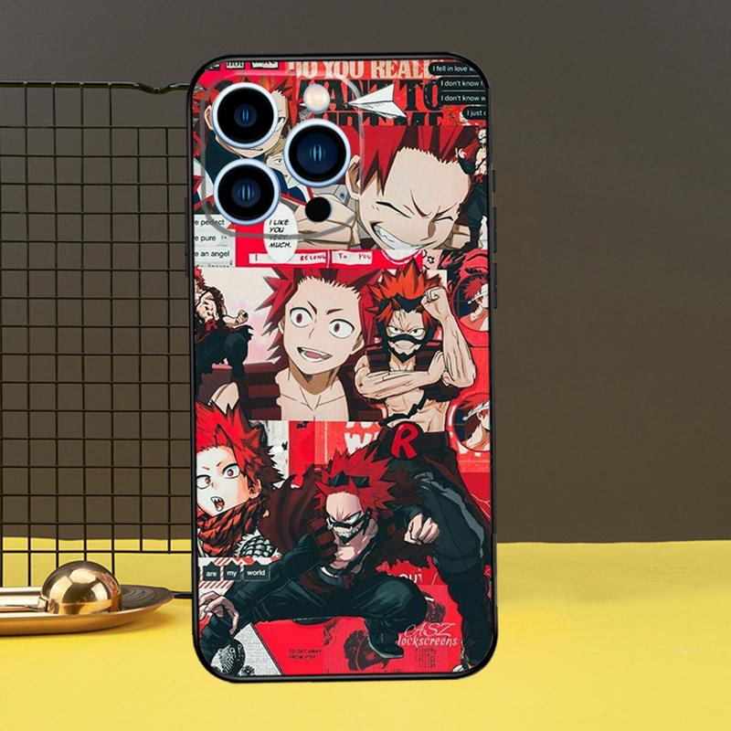 Чехол Kirishima Eijiro My Hero Academia для iPhone 13 12 11 14 Pro Max XS Max XR X 6S 7 8 Plus SE 2020, задняя крышка, чехол для телефона