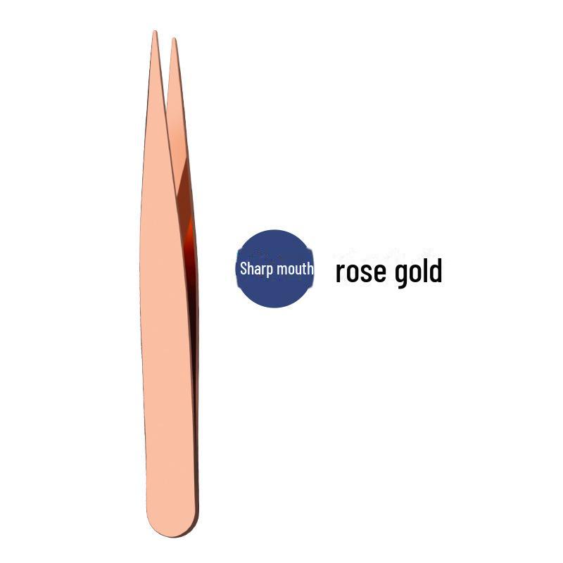 Пинцет для бровей из нержавеющей стали толщиной 1,2 мм со скошенной кромкой для точного удаления волос