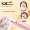 Electric Pet Hair Trimmer USB Rechargeable Dog Clipper with LED Light Quiet Pet Claw Trimmer for Cats Dogs Paws Face Ears