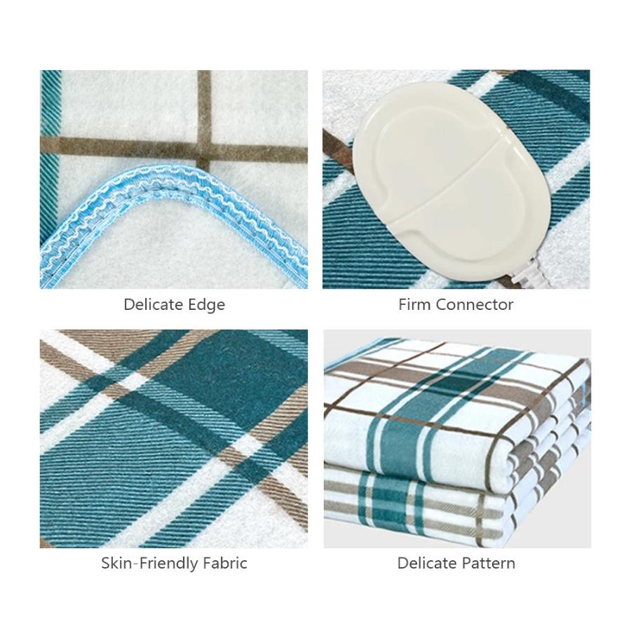 Электрическое одеяло 110/220 В, утолщенные нагреватели, домашняя простыня, термомат, 3 размера, зима, домашний термостат, двойные грелки для тела