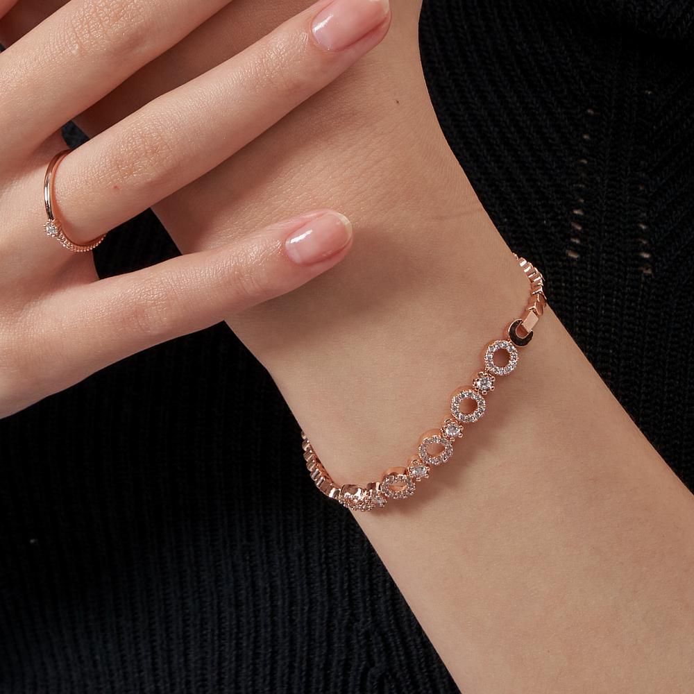 Монография Браслет Алис Mgar0255 Позолоченный 14K