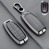 Чехол-накладка из цинкового сплава и кожи для пульта дистанционного управления автомобилем для Hyundai Palisade Elantra GT
