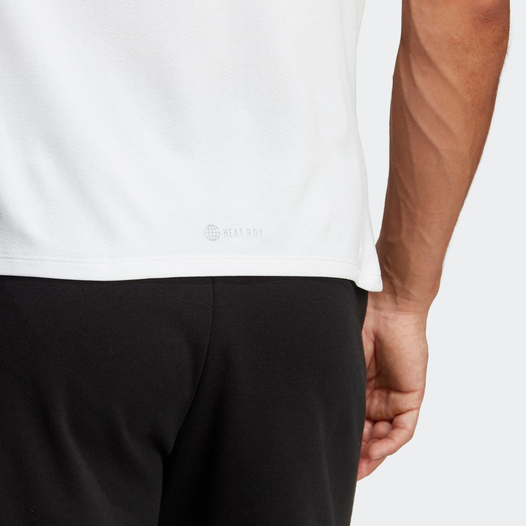 Adidas Мужские футболки Designed 4 Heat.Rdy HIIT белого цвета IB9096