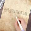 50 Sheets Classical Printing Paper Simple Pirate Scrolls Literary Scrapbook Letter Paper  Envelopes