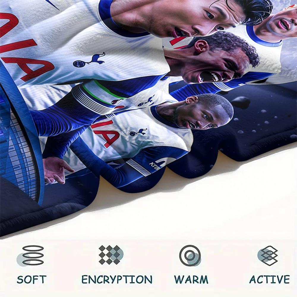The Spurs Print FlAannel Blanket, High quality Comfortable for All Seasons, Home Decor, Warmth and Comfort