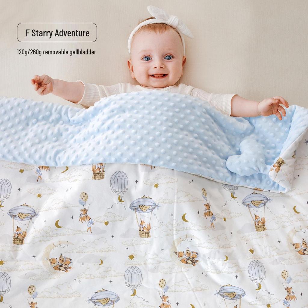 Толстое моющееся бархатное детское одеяло для осени и зимы, со съемным наполнителем, идеально для дневного сна в детском саду