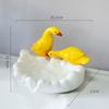 Портативная мыльница в виде утки, мультяшная мыльница, держатель для мыла, контейнер для мыла, мыльница для подноса, аксессуары для ванной комнаты