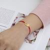 Cazador Cute Cat Kitten Charm Bracelet for Women Stainless Steel Animal Wax Rope Hand Bracelet Jewelry Mother's Day Gift 2026