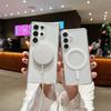 Подходит для Samsung Samsung S25Edge Чехол для мобильного телефона S24 Ultra Магнитная адсорбция S23 Прозрачный Противоударный A55 Защитный чехол S21