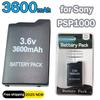 New 3.6V 3600mAh Li-ion Battery for Sony PSP1000 PSP-110 Game Console Lithium Built-in Host Battery PlayStation Portable Gamepad