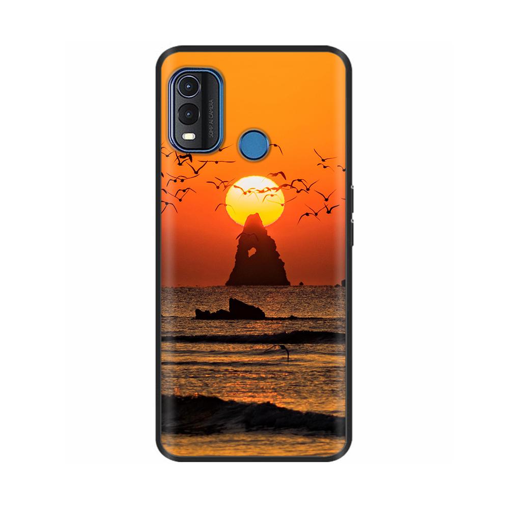 For Nokia G11 Plus Case Cute Heart Flower Soft Silicone Back Cover for Nokia G11 Plus NokiaG11 G 11 Bumper Black TPU Phone Cases