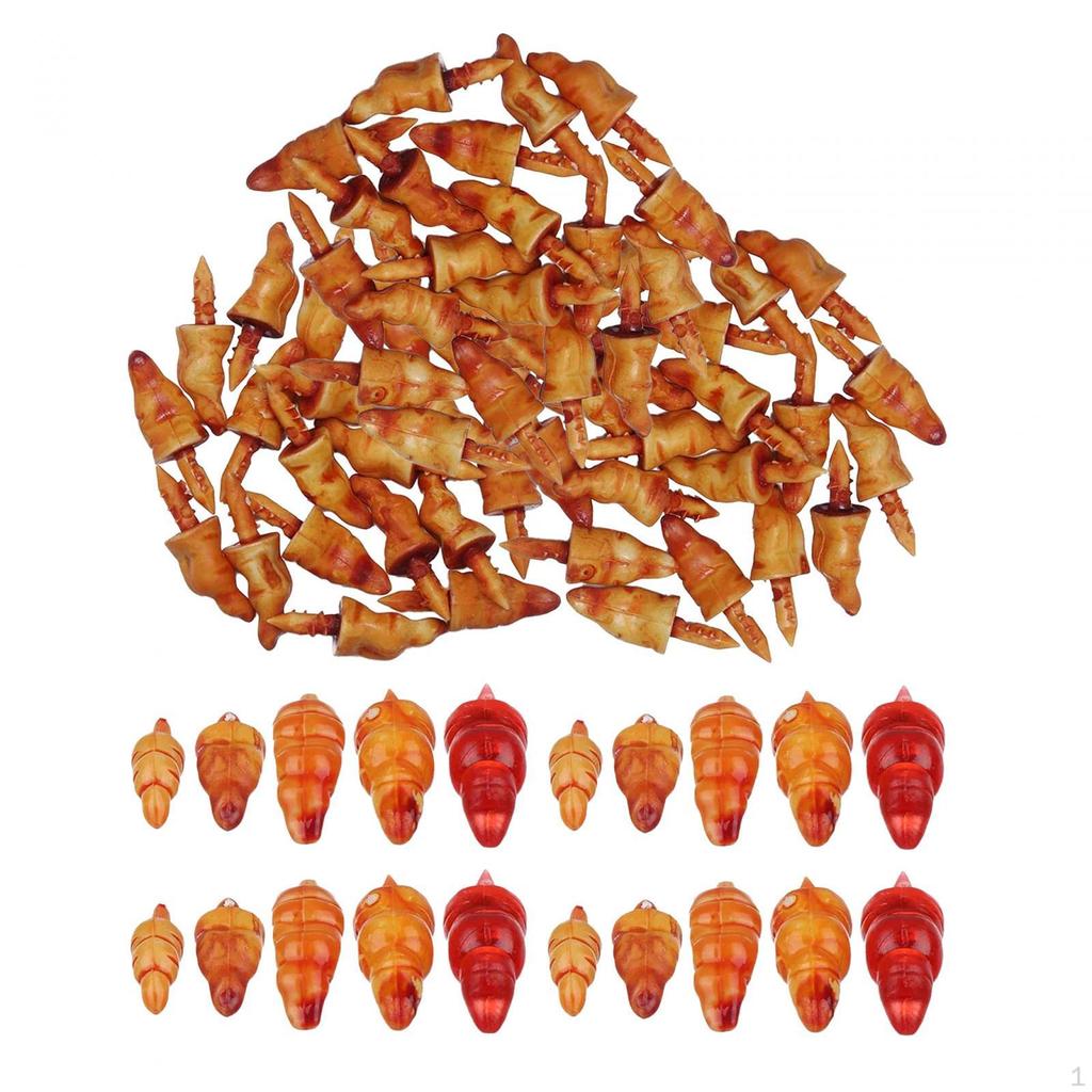 Assorted Snowman Nose, Toy Santa Claus Dolls Safety Noses, DIY Ornament Christmas Decoration