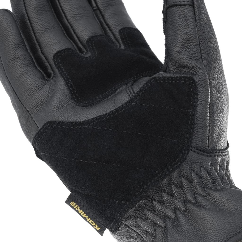 Komine Motorcycle Leather Winter Short Gloves Z Size M GK-850 - Series, Brown,