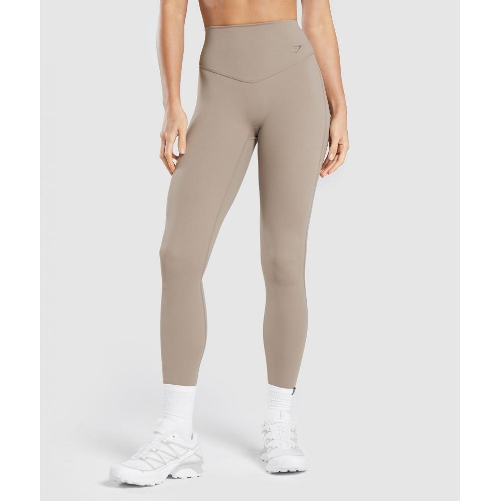 Gymshark Леггинсы Elevate 2.0 Lifestyle коричневые B1c8v Nc0s