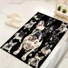 Bulldog Doberman Carpet Rug for Living Room Bedroom Home Sofa Decoration,Kids play Non-slip Floor Mat