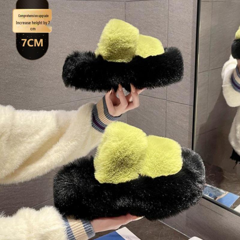 Высококачественные женские модные хлопковые тапочки с толстой подошвой Frog для лета, осени и зимы