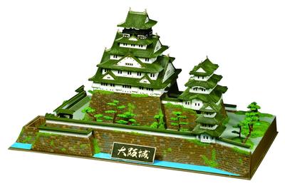 Doyusha Знаменитый Замок Делюкс Замок Осаки Пластиковая Модель 1/350 Японии DX-2
