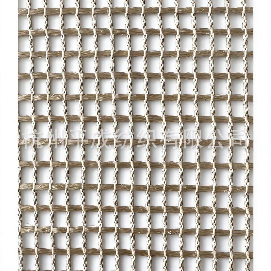 Современные золотистые сетчатые шторы с крупными ячейками для гостиной, спальни, балкона - Дышащая и светопроницаемая марля