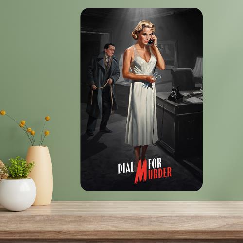 Dial M for Murder Classic Movie Metal Poster Sign