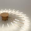 Светодиодный потолочный светильник Nordic Fireworks с вращающимся эффектом - Освещение высокого класса для гостиной и спальни