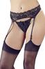 Black Lace Garter Belt and Matching Thong R232187410