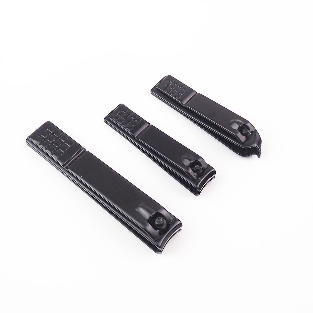 Black Finger Toe Slope Flat Shape Nail Clipper Cutter Pedicure Nail Care Nail Trimmer
