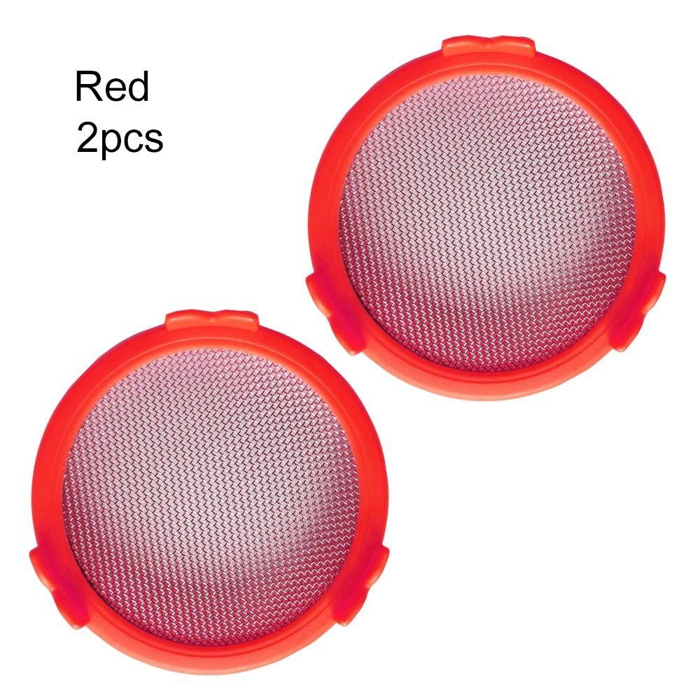 2pcs Metal Wide Mouth Tool For 86mm Jar Sprouting Lid Strainer Sealing Ring Lid Mesh Sprout Cover