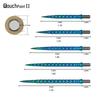 Cuesoul TOUCH POINT II Сменные дротики Стальной цвет Титан Упаковка из 3 наконечников, Острие, Дизайн, С покрытием, (CSDA-GZ7-Q29)