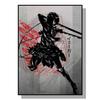 Japanese Style Anime Canvas Poster Demon Slayer Decorative Painting Abstract Character Mural for Home Children's Room Decor Gift No Frame