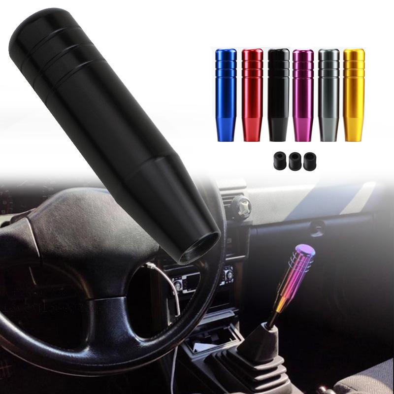 Car Universal 13cm Aluminum Gear Shift Knob MT Gear Stick Lever Shifter Knob Handle Extended JDM Gear Shifter Gear Head Knob