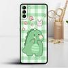 Чехол для Samsung Galaxy S22 S20 Ultra S21 FE S10 S9 Plus Note 20 10 Lite 9 Мягкая телефонная крышка Чехол Динозавр Мультяшный