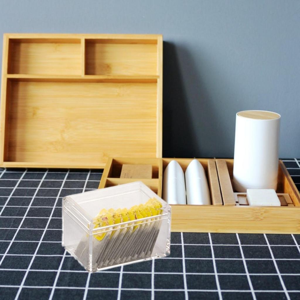 Акриловый держатель для сахарных пакетиков, визиток, безделушек, саше, чайных пакетиков, контейнер для хранения