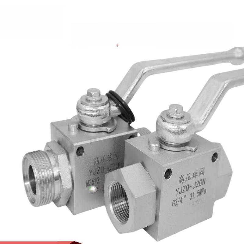 Jundingying Carbon Steel Hydraulic High-Pressure Ball Valve