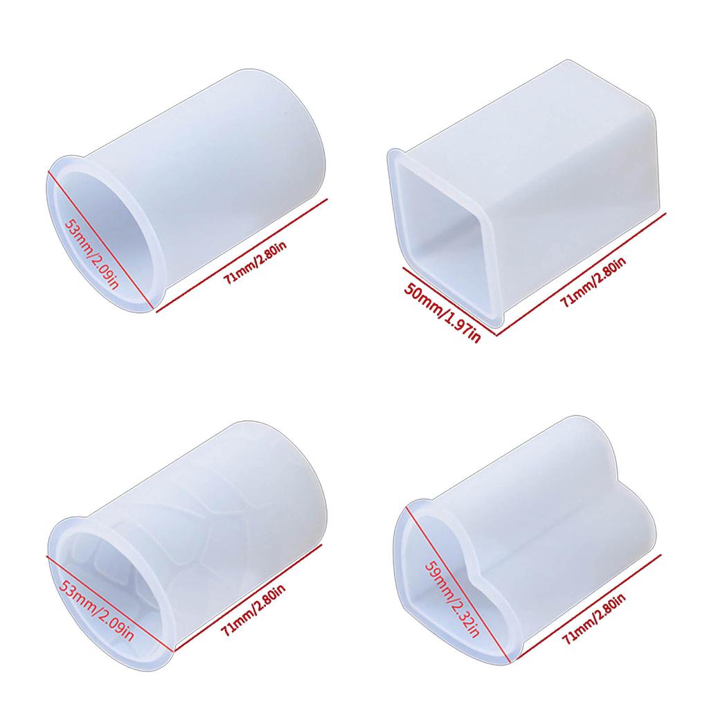 3D Cylinder Candle Mold for Making Candle Gypsum Ornaments Home Decorations DIY Craft, 3D Pillar Candle Silicone Mold