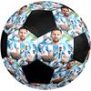 Lionel Messi Size 5 Soccer Ball, Machine-Stitched PVC, Durable & High Bounce, All Ages Fit, fan merchandise, matches & outdoor use.