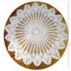 Vintage Handmade Crochet Cotton Lace Round Tablecloth Placemat Shabby Chic Decor 70 80 90 CM