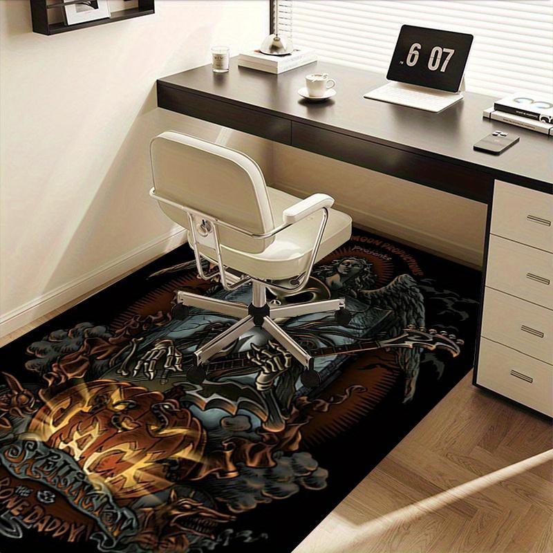 Office Rug Jack Skellington, Halloween theme 3D Printed Anti-Slip Rug-Machine Washable for Living Room