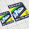 SENNA 30 ЛЕТ Автомобильные Наклейки Мотоциклетный Шлем Декор Окно Бампер Покрытие Царапин Авто Аксессуары Самоклеящиеся Наклейки
