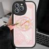 Чехол для телефона Cardcaptor Sakura C для iPhone 16 15 14 11 12 13 Pro Max Plus Задняя часть из кожи