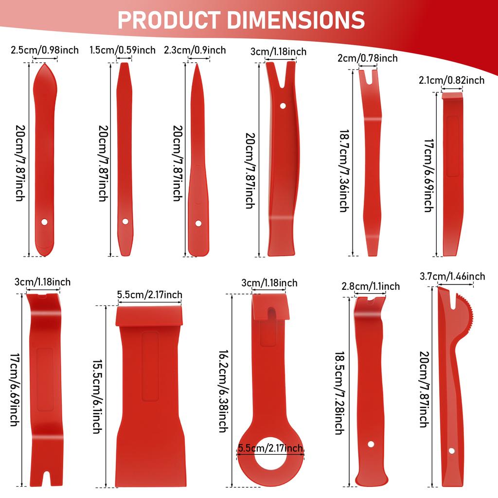 Car tools Car Interior Disassembly Plastic Trim Removal Tool Car Clips Puller Diy Panel Tools for Auto Trim Puller Car Hand Tool