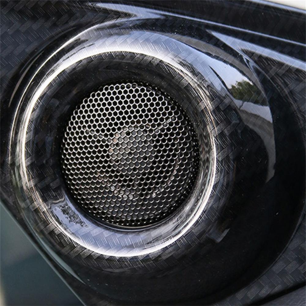 Накладка на твитер на стойку A двери под карбон ABS для Honda Civic 2016-2021