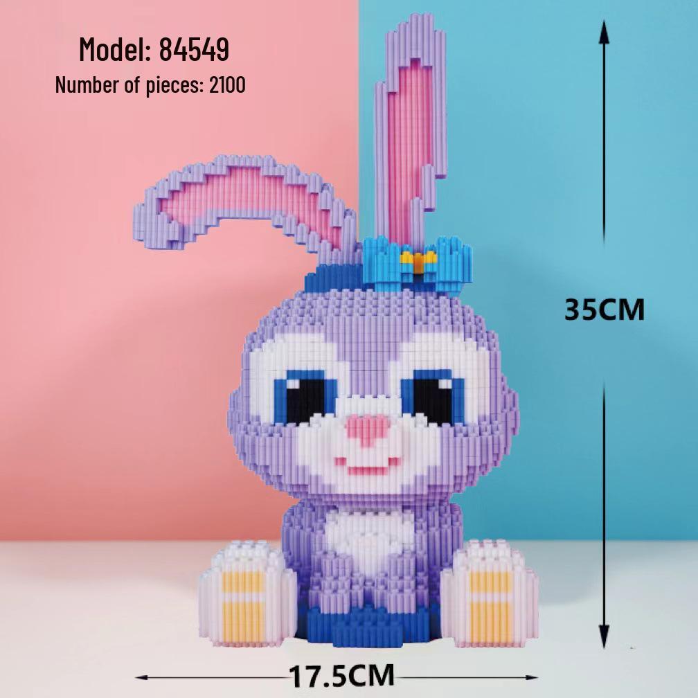 Совместимый Lego для девочек: Серия конструкторов «Злой Медведь» - Образовательные микро-конструкторы, соединяющиеся игрушки и подарки