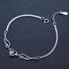 Korean Fashion Crystal Angel Wings Bracelet for Women