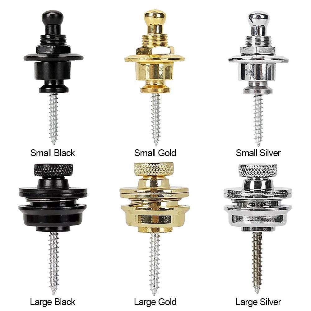 1Pcs Security Locking Guitar Strap Lock Locking End Stud for Acoustic Bass Guitar