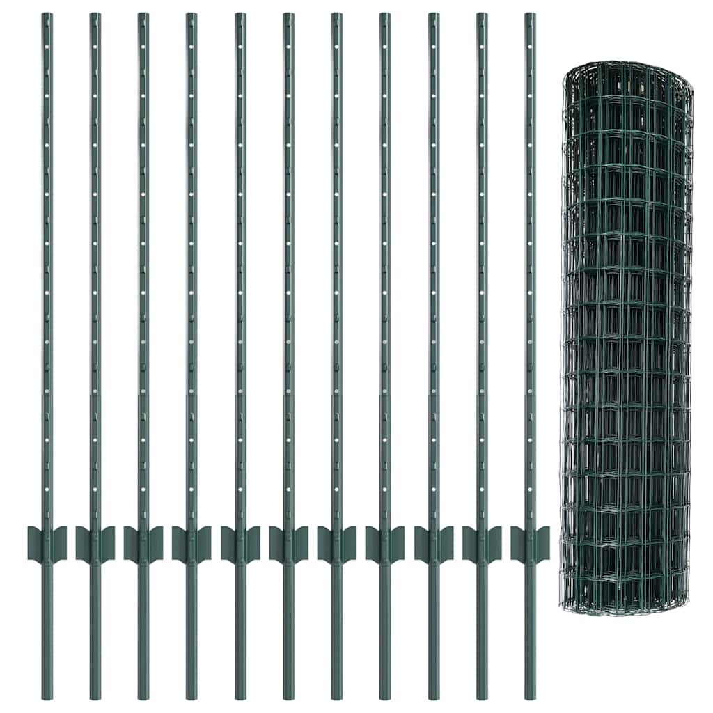 Welded Wire Fence 25 x 1 m (W x H) PVC Coated Steel