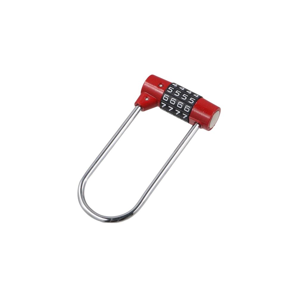 Security Lengthened Shackle Lock 4 Digit Combination Padlock Durable Password Lock  Suitcase