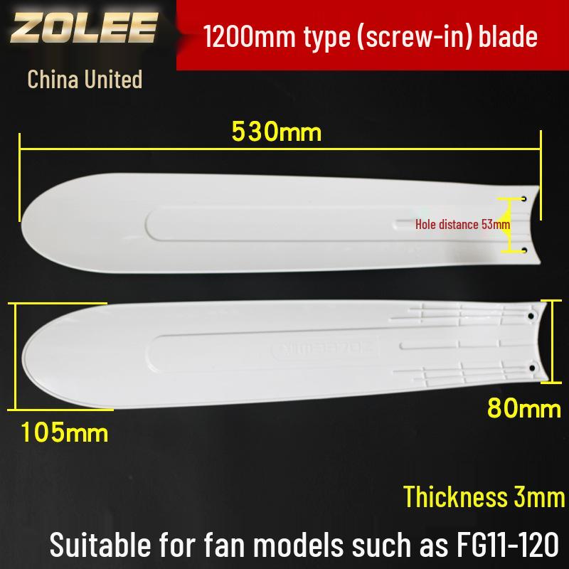 Compact Ceiling Fan with 400-1050mm Blades and Clip Attachment