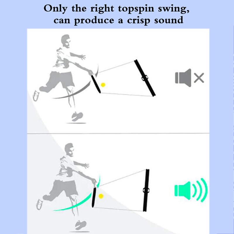 1Pair Tennis Training Whistle for Top Spin Shot Practice, Swing Rhythm & Timing Aid for Tennis Players Beginners